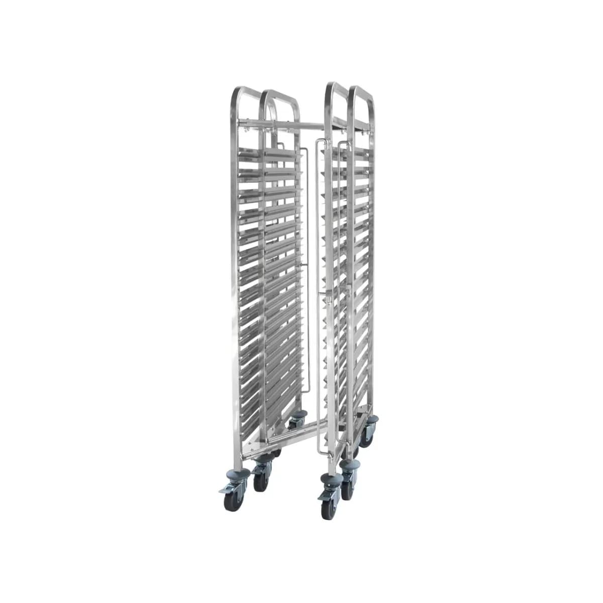 Cărucior Debarasare Hendi-15x GN 1/1, Inox, 380x550x(H)1700mm