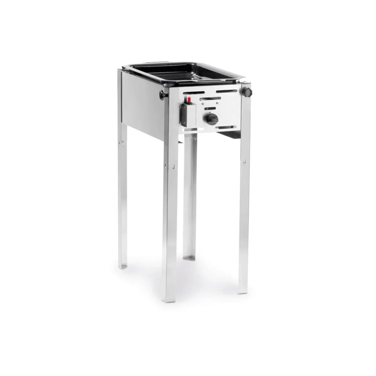 Grill-Master Mini Hendi pe Gaz-Grătar + Tavă Emailată 29x48cm, 5,8 kW, 340x540x(H)840 mm