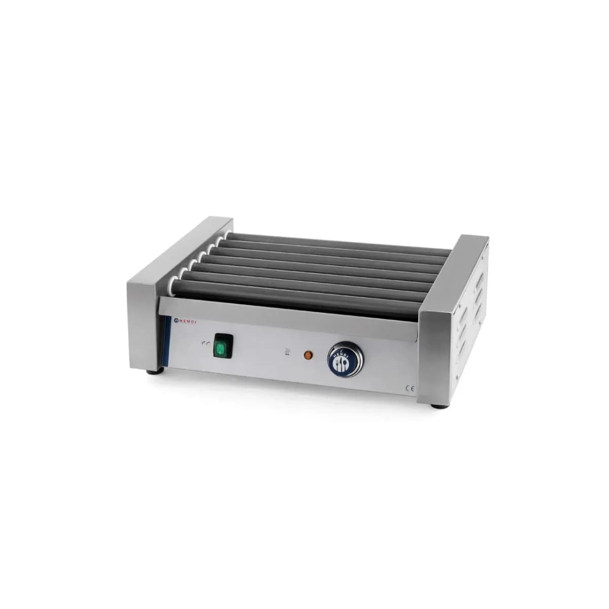 Grill Rolă Cârnați Hendi-7 Role Anti-aderente, Lățime 42 cm, 740W, până la 150°C