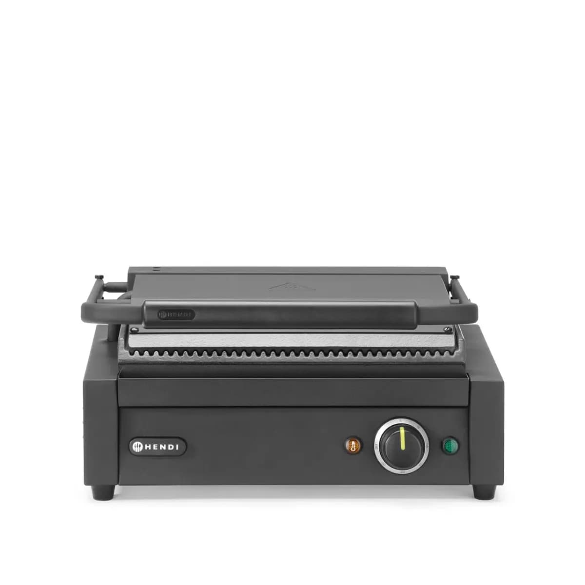 Grill Panini Hendi Profesional-Plăci Fontă Ceramică Striate, 2200W, Suprafață 340x230