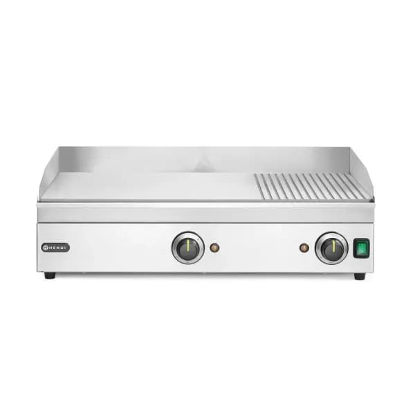Grill Electric cu Nervuri 1/3 Hendi Kitchen Line-3500W, 697x474x(H)241 mm