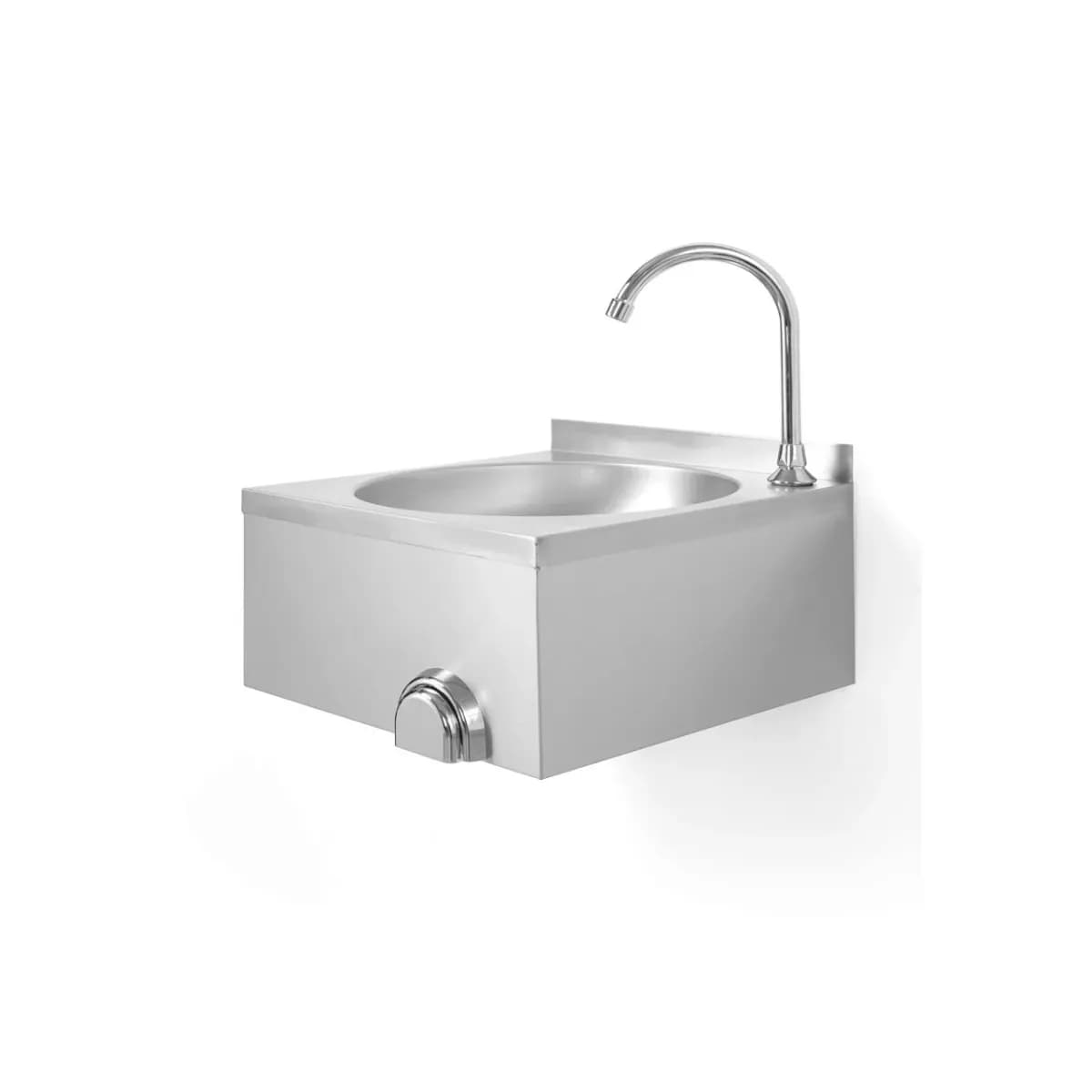 Spalator Inox cu Actionare la Genunchi Hendi Diametru 350mm Adancime 123mm