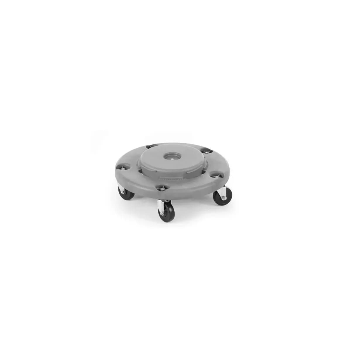 Cărucior Rotativ Hendi-Bază Mobilă 5 Roți pentru Container Gunoi 120L, PP, Ø580x(H)130mm
