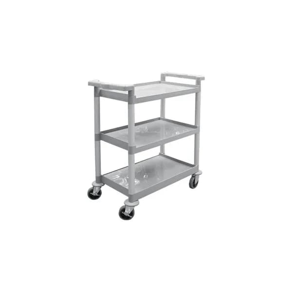 Cărucior Bucătărie Hendi — 3 Niveluri Polipropilenă, 50kg/nivel, 615x400mm per Poliță, 800x410x(H)950mm