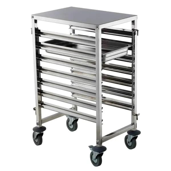Cărucior Debarasare Hendi-7x GN 1/1, Inox, 445x615x(H)945mm