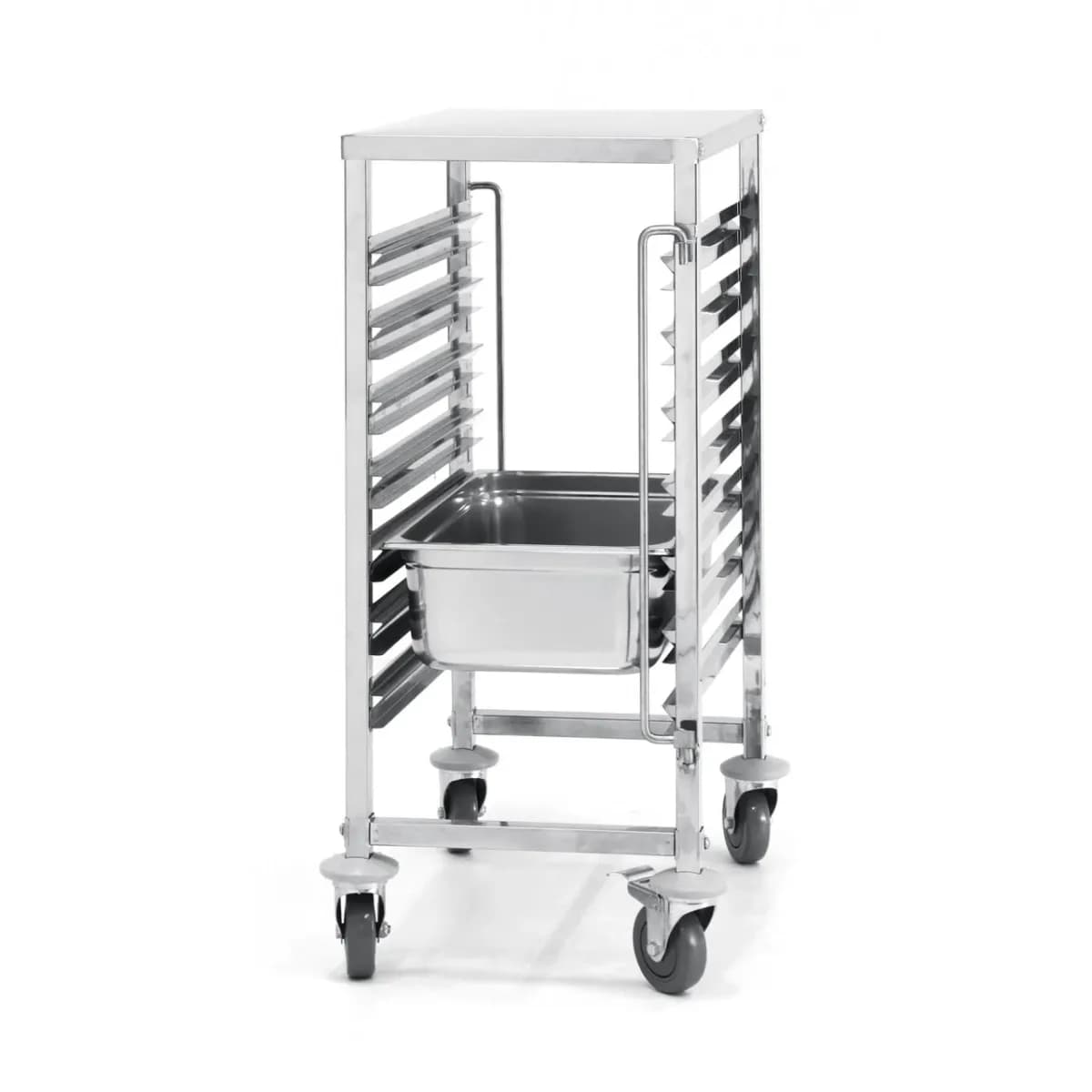 Cărucior Debarasare Hendi-7x GN 1/1, Inox, 445x615x(H)945mm