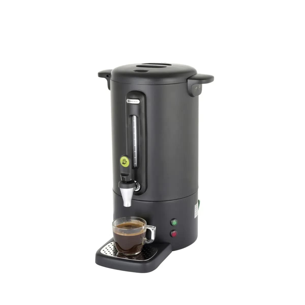 Percolator Hendi UNIQ Concept Line-7 Litri, Negru Mat, Design Bronwasser, 1650W