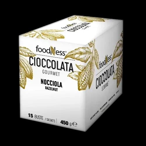 Ciocolata Calda cu Alune de Padure Foodness (15 plicuri x 30 gr)