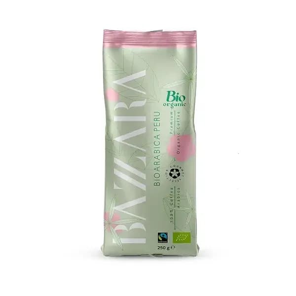 Cafea Bazzara Bioarabica Fairtrade Peru boabe 250 gr