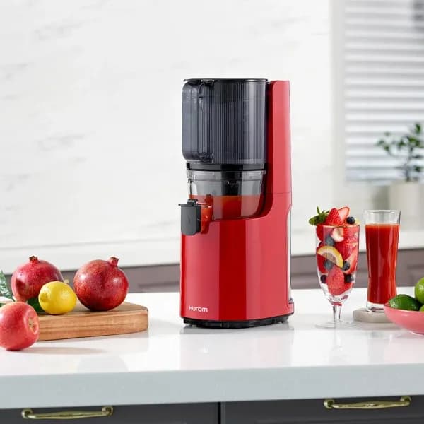 Storcator Lent pentru Fructe si Legume Hurom H200 Rosu