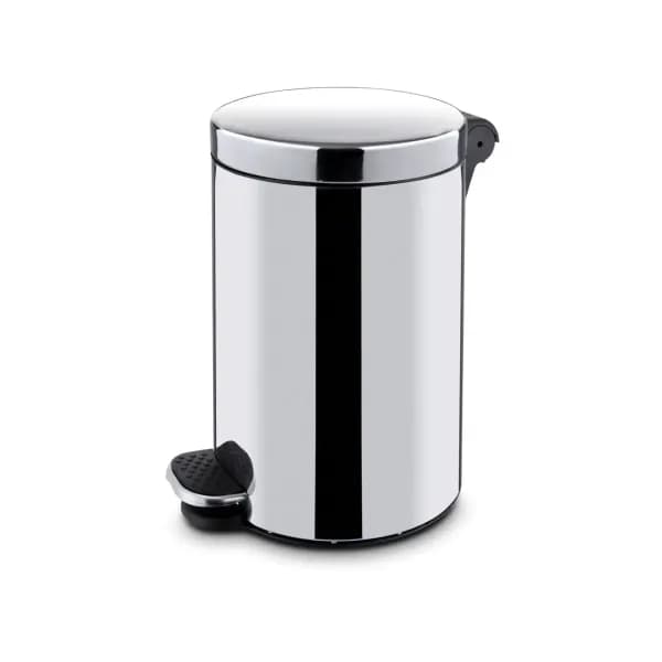 Cos de gunoi rotund cu pedala Hendi 20 litri sistem inovator de "click-lock" care blocheaza capacul dupa deschidere 300x(H)440 mm