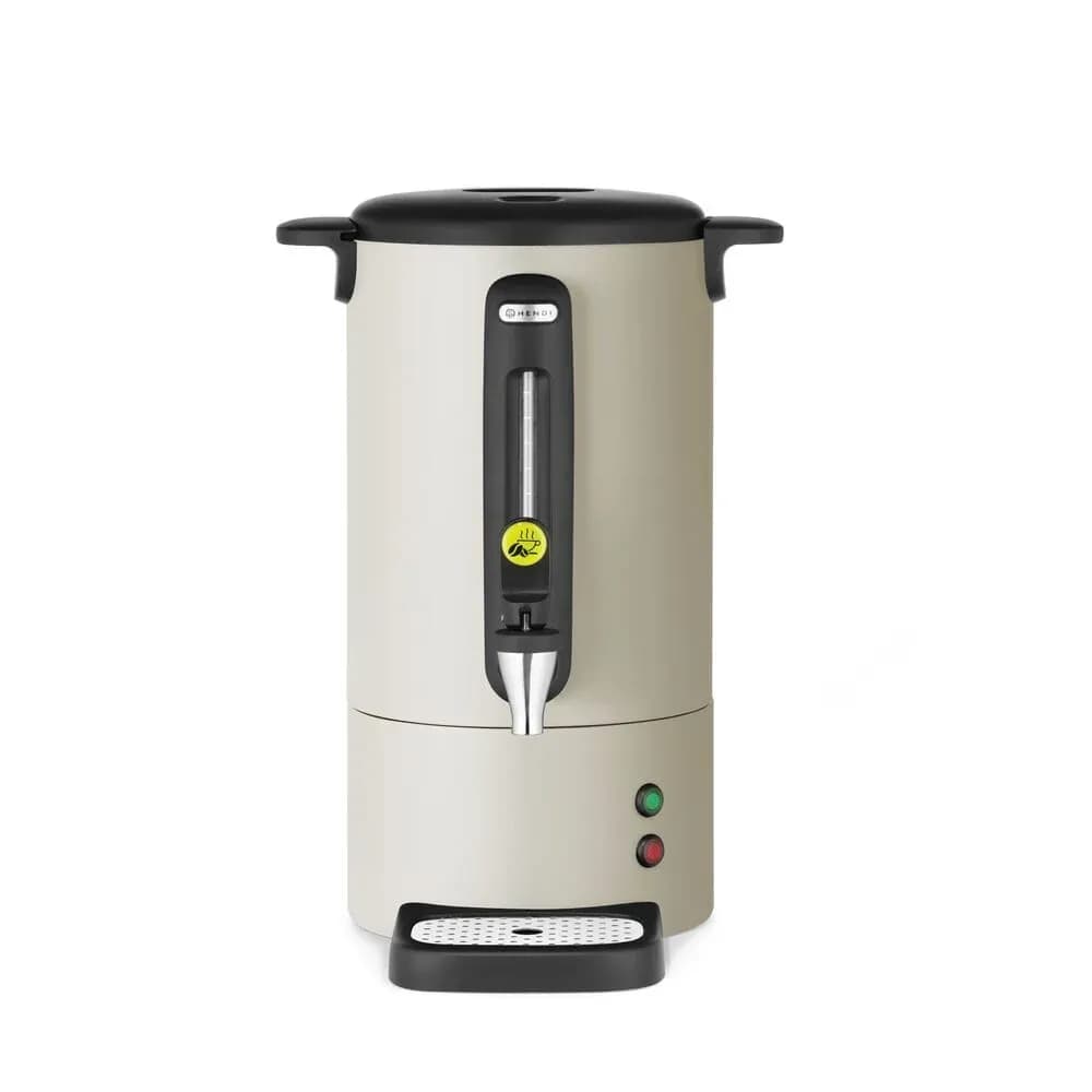 Percolator Hendi UNIQ Concept Line-7 Litri, Alb Mat, Design Bronwasser, 950+90W