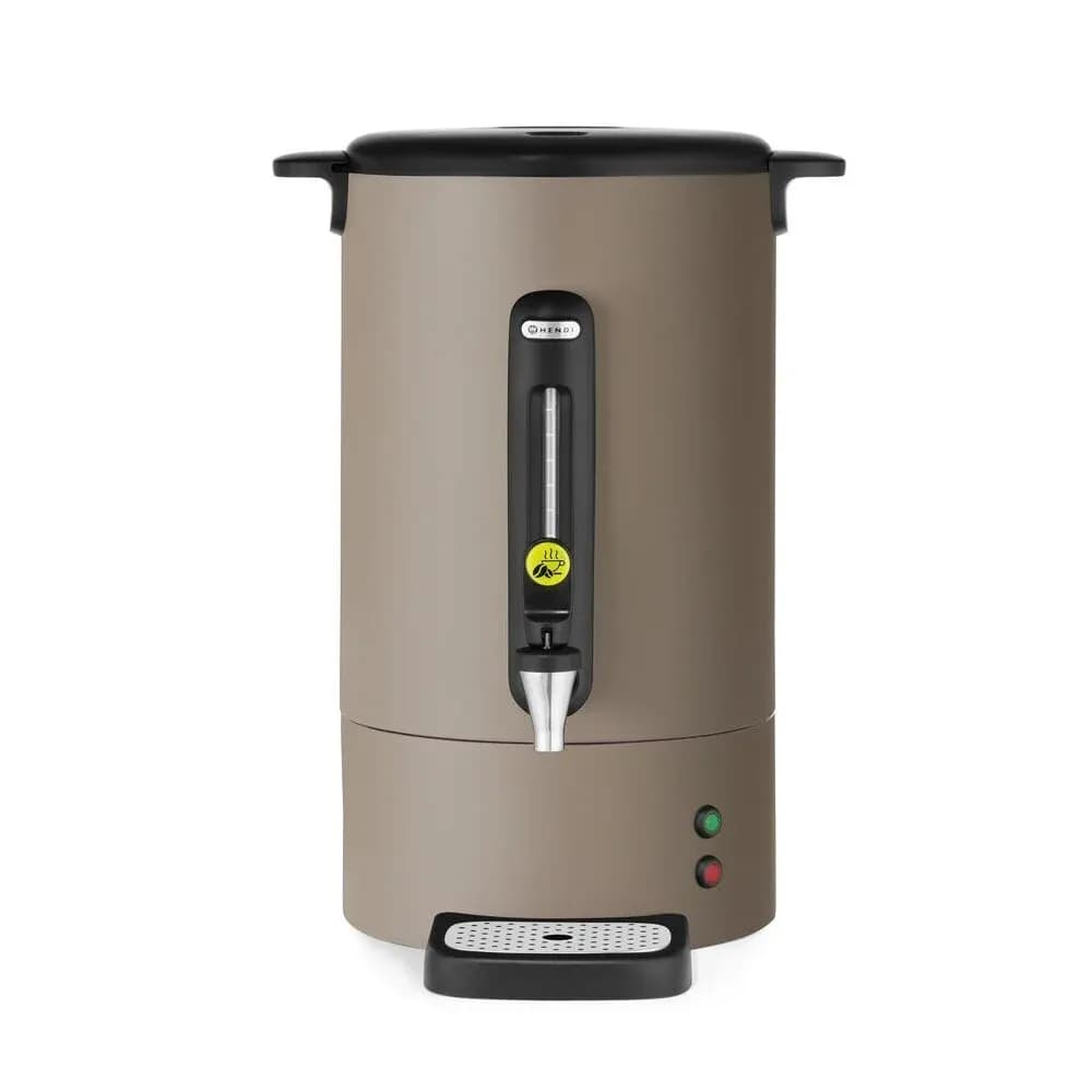 Percolator Hendi UNIQ Concept Line-14 Litri, Taupe Mat, Design Bronwasser, 1650+100W