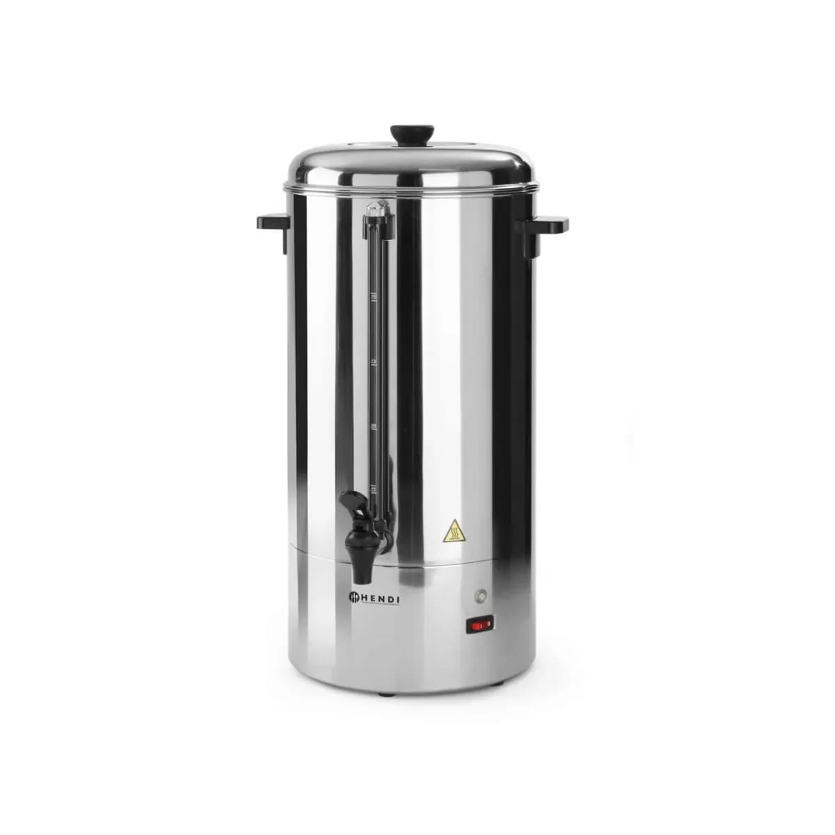 Percolator-Perete Simplu Inox, 15 Litri, 1500W, Robinet Non-Picurare