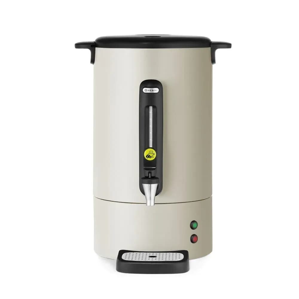 Percolator Hendi UNIQ Concept Line-14 Litri, Alb Mat, Design Bronwasser, 1650+100W
