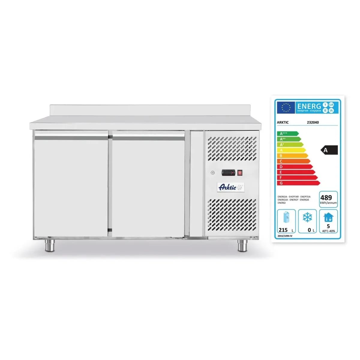 Masă Rece Profesională ARKTIC by Hendi Profi Line 2 Uși -2/+8°C 250W