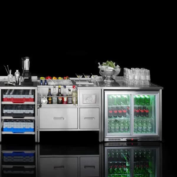 Masa bar Oxygen, 600x650x(H)900 mm Barmatic