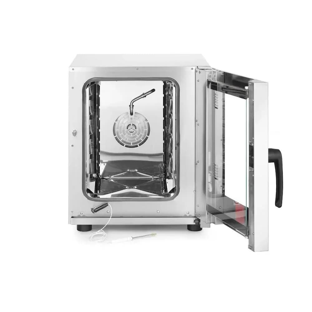 Cuptor Tecnoeka cu convectie si abur – Evolution New 5 x GN 2/3, electric, cu pulverizare directa, control cu ecran tactil, GN 2/3, 230V, 3200W