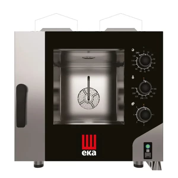 Cuptor pe gaz cu convecție-abur Millennial Smart Gastro, 5x GN 1/1 - control electromecanic, Eka, 230V/300W, 9300kW, 730x855x(H)801mm