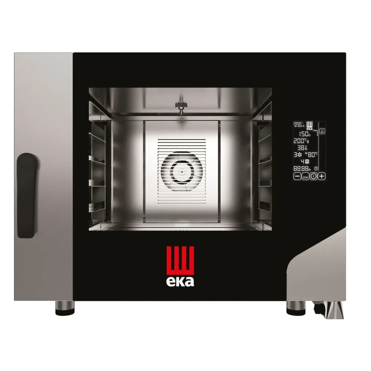 Cuptor patiserie Millennial Black Mask Bakery, 4× 600×400 mm – controlat electronic, electric, Eka, 400V/7800W, 850x1035x(H)700mm