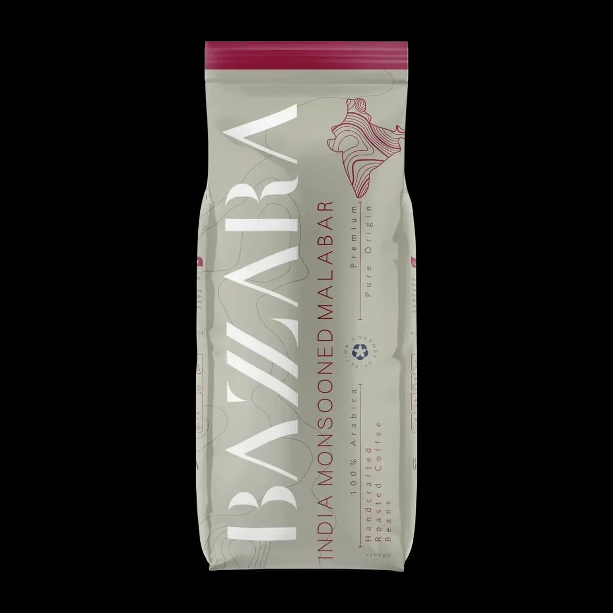 Cafea Bazzara India Monsooned Malabar boabe 1 kg
