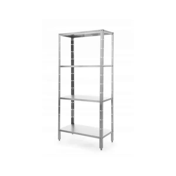 Raft Metalic Depozitare 4 Polite Revolution by Hendi Inox AISI 430 50kg/Polita 1000x400x1800mm