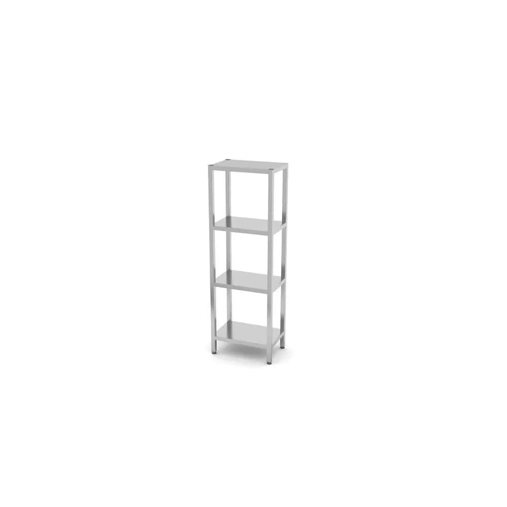 Raft Metalic Depozitare 4 Polite Reglabile Hendi Inox AISI 430 50kg/Polita 600x400x1800mm