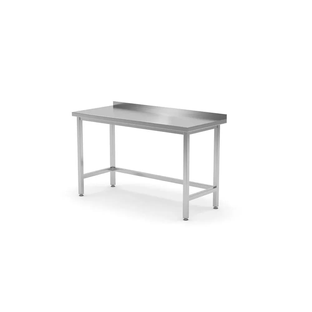 Masa de Lucru cu Rebord si Fixare in Perete Hendi Kitchen Line 1200x700x850mm
