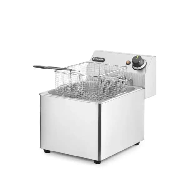 Friteuza Electrica Profesionala Hendi Mastercook 8L 3500W Inox 18/10 Pana la 195°C