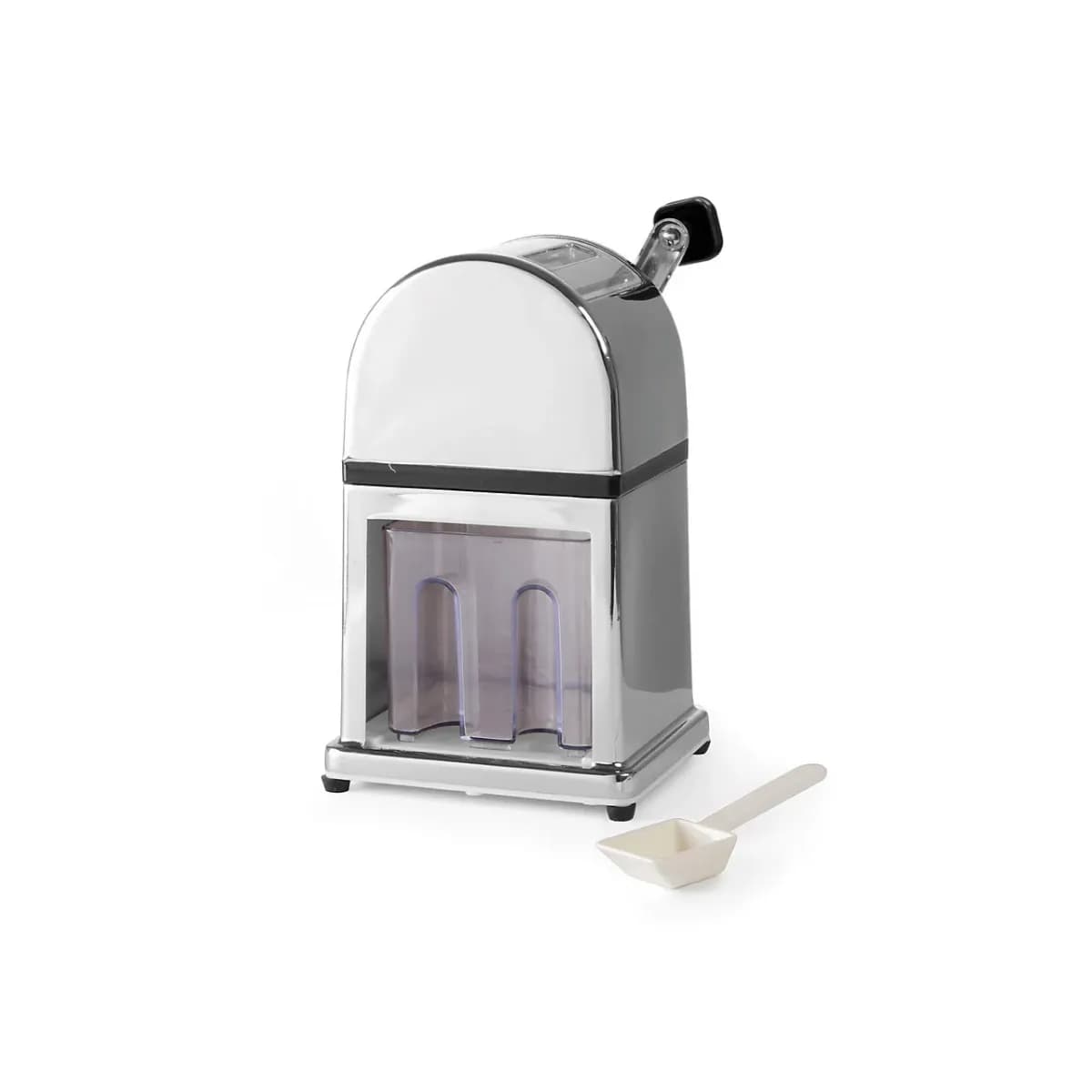Zdrobitor Manual Cuburi Gheata Hendi Zinc Cromat Lame Inox Container Detasabil 160x140x270mm
