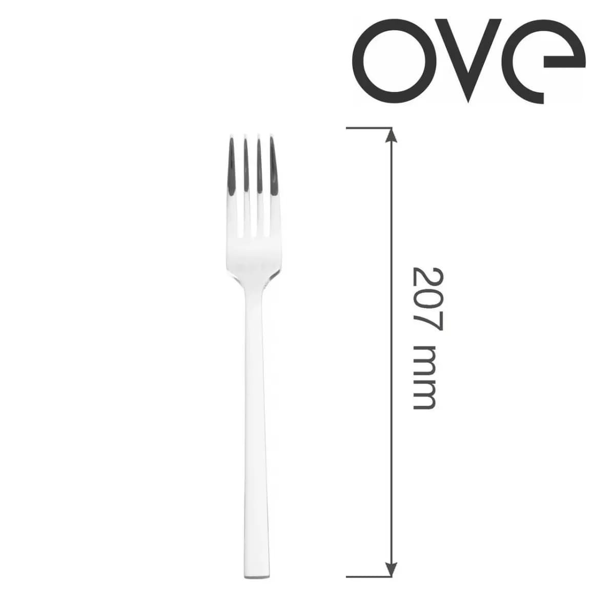 Furculiță de Masă OVE Lugano, 207 mm, Inox