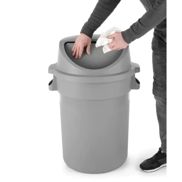 Container round 120 L gunoi polipropilena Hendi Gri 580x(H)700 mm