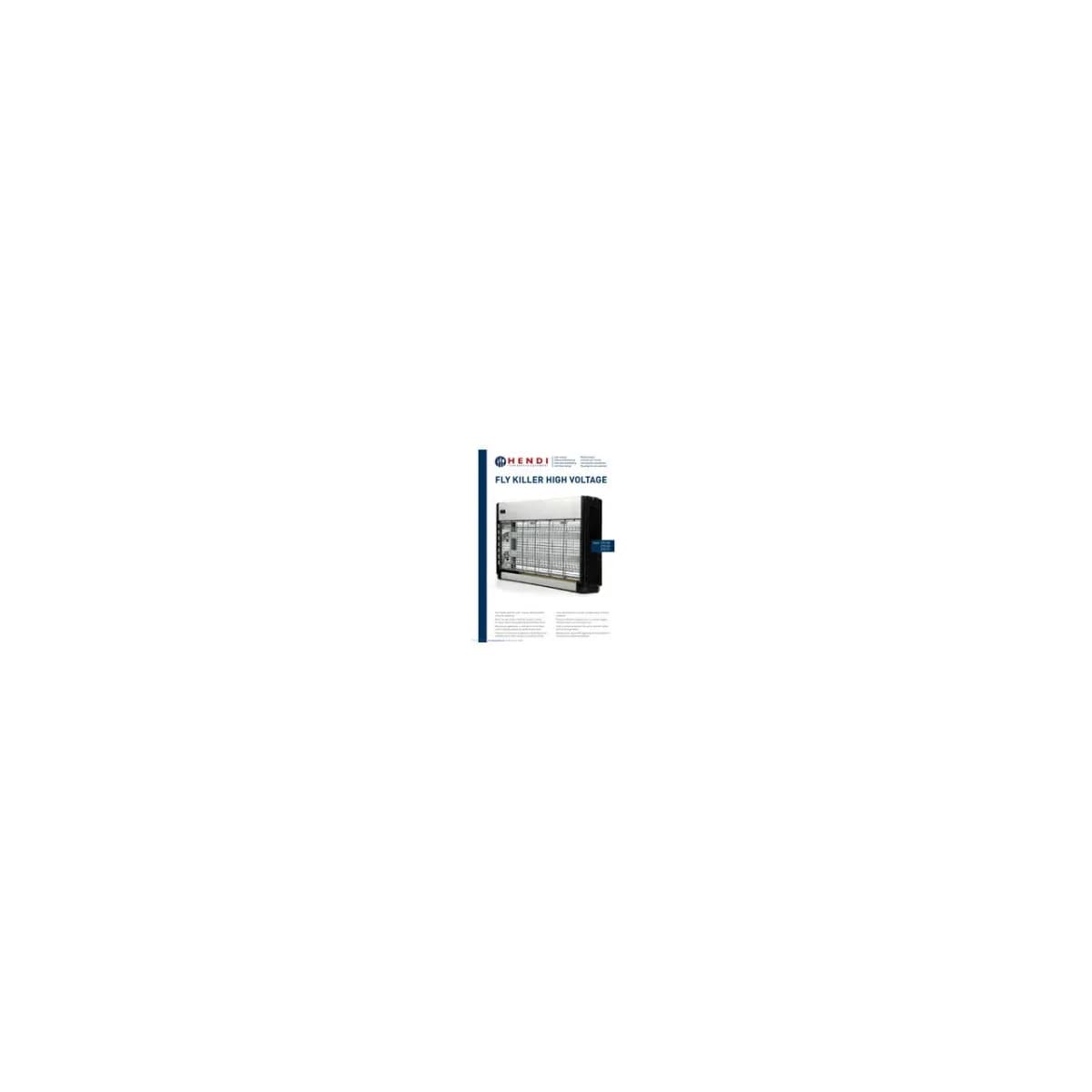 Capcana insecte - voltaj mare 2000-2500V - acoperire 150 mp - Hendi - 640x90x(H)360 mm