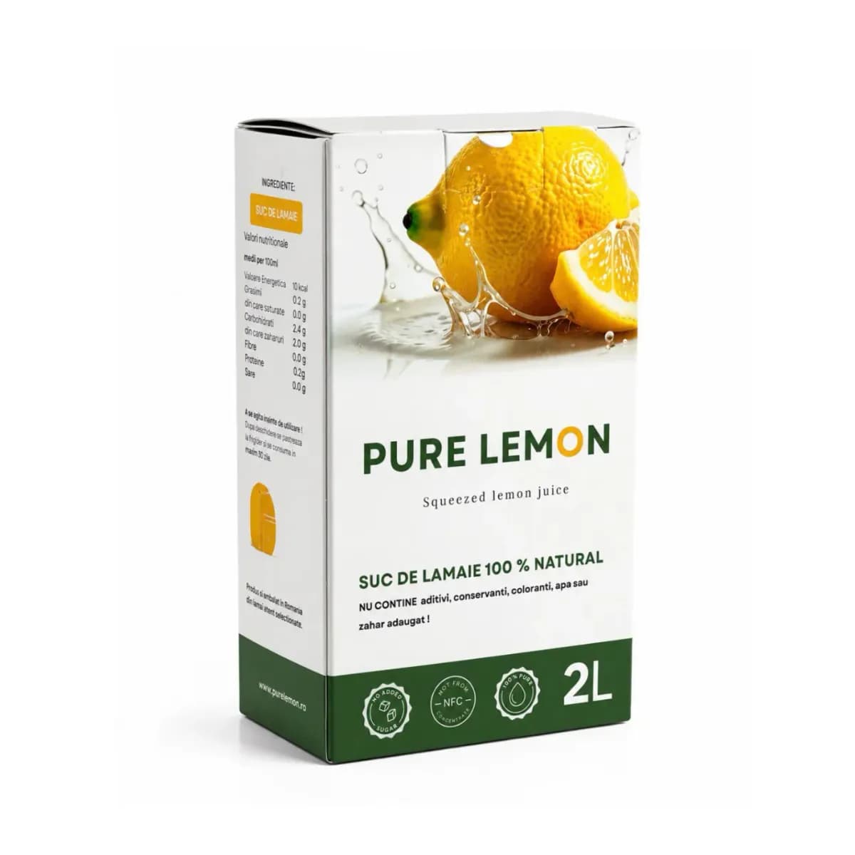 Suc de Lamaie 100% Natural Pure Lemon 2 L