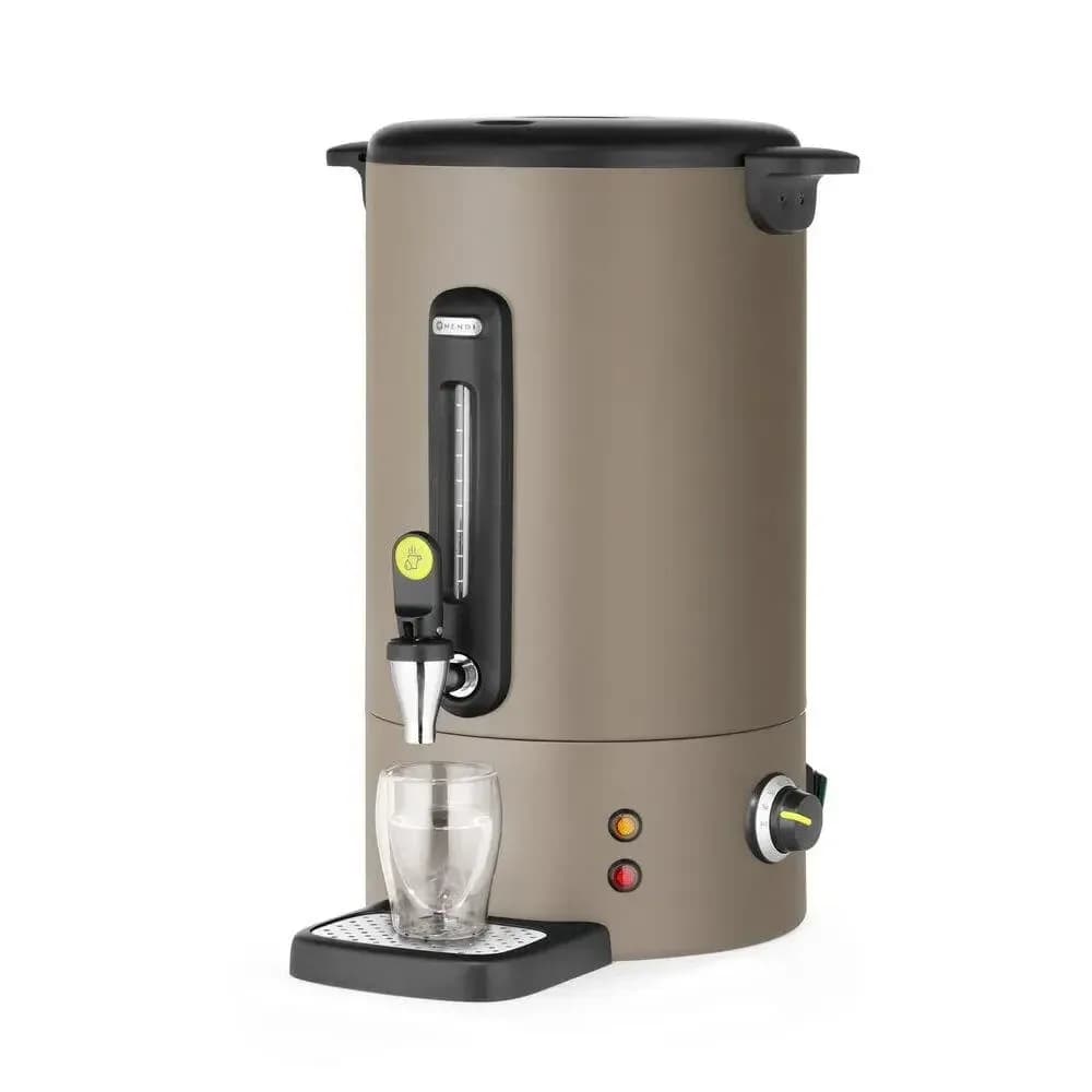 Boiler pentru bauturi calde Taupe mat 16 l Design de Bronwasser, 220-240V/1650W, 357x380x(H)502mm